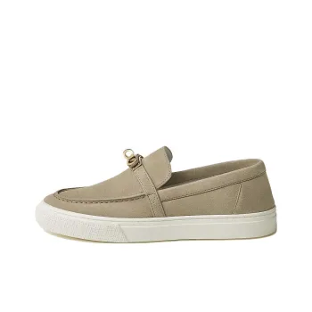 HERMES Game Loafers Women's Gray
