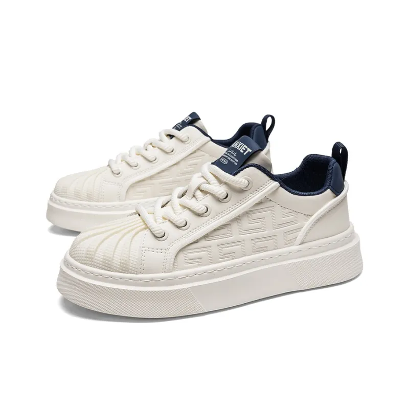 BANGNEY Shell Head Lightweight Breathable Height Increasing Low Top Skateboard Shoes Men's-2