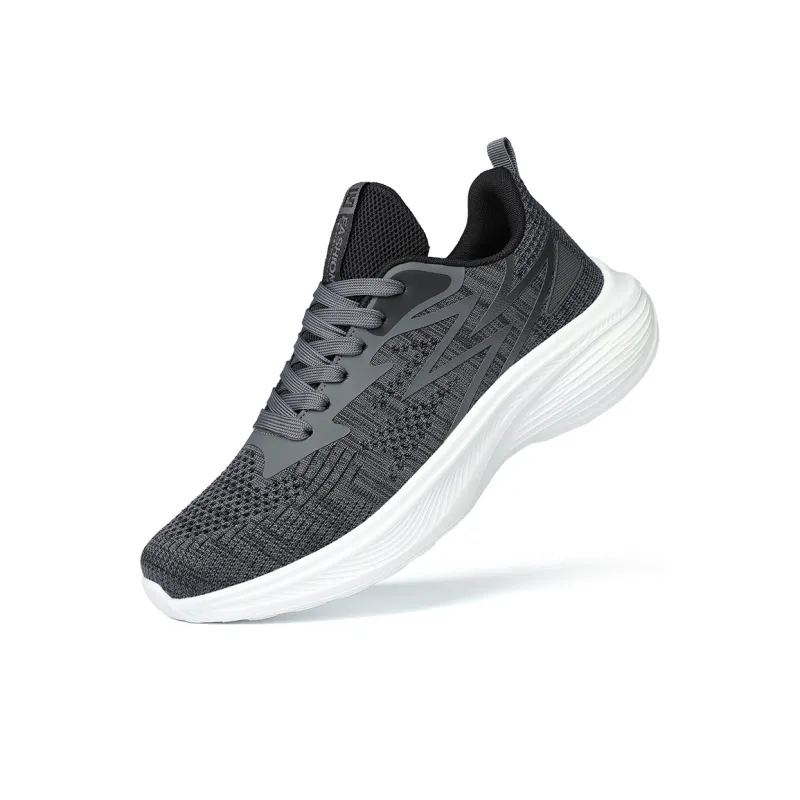 Boogie Bear Breathable Height Increasing Low-Top Running Shoes Men's-4