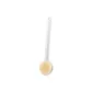 Long Handle Soft Bristle Shower Brush White: 3 Pcs