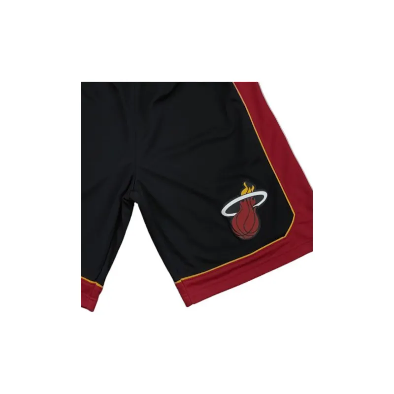 Adidas x NBA Miami Heat SWINGMAN Fan Edition Basketball Shorts Men's Black-3