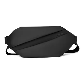 PIERRE CARDIN Membrana Dermalis With Synthetic Leather Shoulder Bag, Crossbody Bag Regular Men's Black/Gray