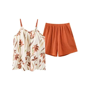 MIIOW Cool One Summer Series Pajama Set Women's Orange Red