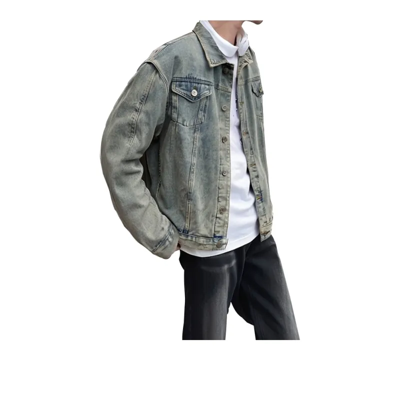 PISYPOX Denim Jackets Unisex-1