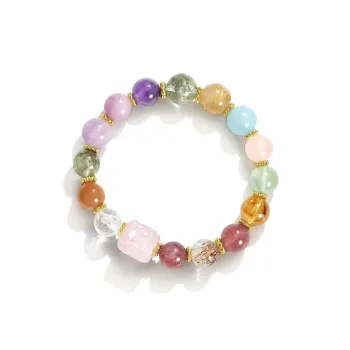JUICY GRAPE Chalcedony Bracelets Women's