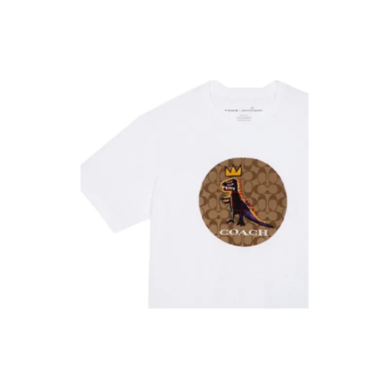 COACH T Shirts Men White-4