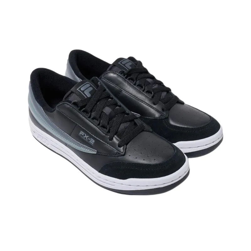 FILA FX 2 Anti Slip Wear Resistant Low Top Skateboard Shoes Women's Black-2