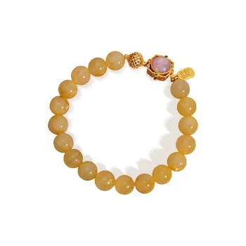 MOREL Colored Glaze Jade Bracelets Women's