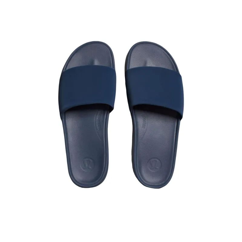 Lululemon Restfeel Slide Slip Resistant Slide Slippers Men's Blue-3