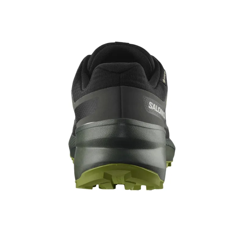 SALOMON Anti-Slip Wear-Resistant Low-Top Trail Running Running Shoes Men's Black Green-5