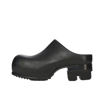 RICK OWENS/RO Closed Toe Slippers 5cm Women's Black