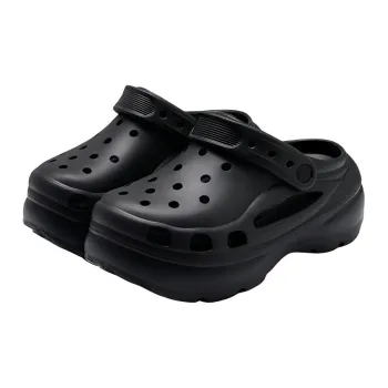 Lymia Clogs Height Increasing Platform Squashy And Bouncy Feeling Closed Toe Summer Slip Resistant EVA Slippers