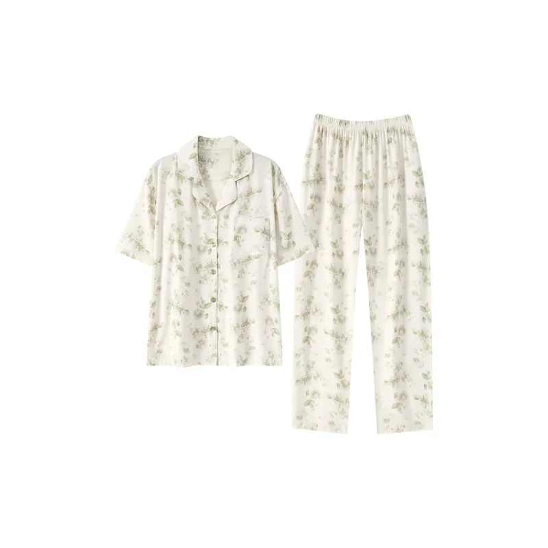 FENTENGCARE Pajama Set Women's Apricot-0
