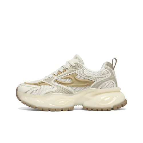 Gaius Durant Cushioning Coverage, Breathable, Slip Resistant Low Top Chunky Sneakers Men's Khaki
