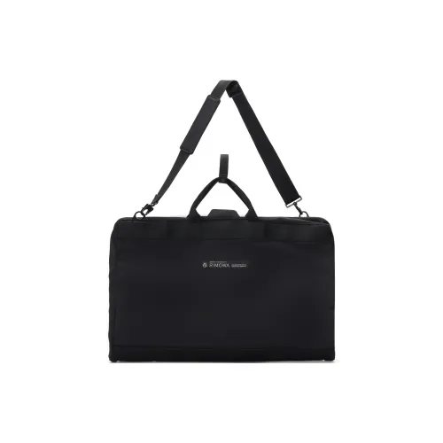 RIMOWA Recycled Nylon Portable One Shoulder Crossbody Storage Bag Unisex Black