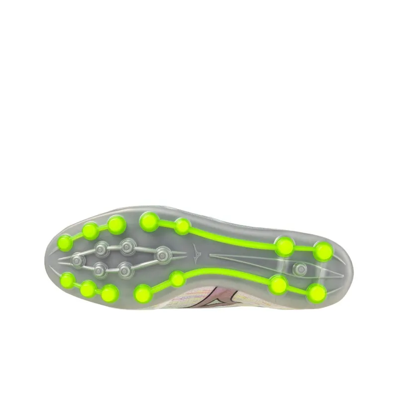 Mizuno AG Rubber Short Studs Anti Slip Wear Resistant Soccer Shoes Men's Silver-3