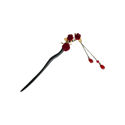 Connect The Past And The Present. Imitation Sandalwood Hairpins Women's