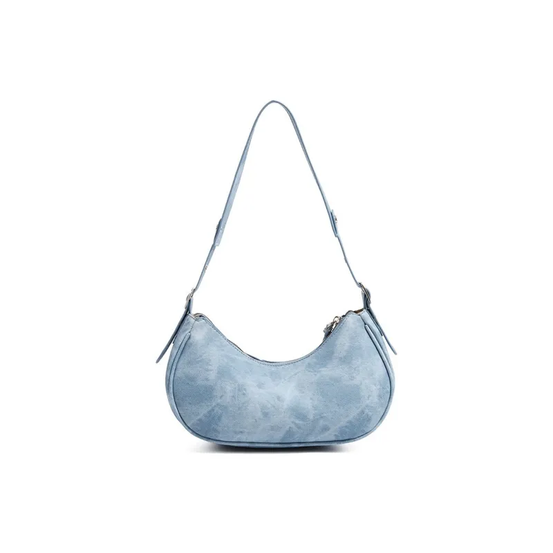 SEPTWOLVES PU Shoulder Bag Regular Women's Black/Burgundy/Blue/Silver-8