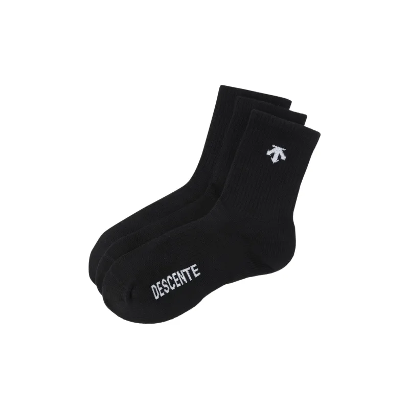 DESCENTE Mid Calf Socks Unisex 3 Pack-2