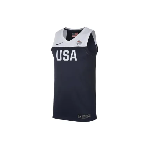 Nike Basketball Jerseys Men's Dark Blue