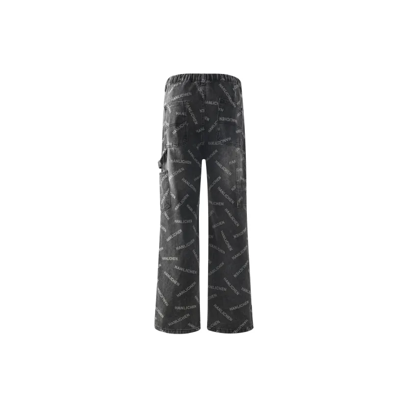 HOKLV Jeans Unisex-2