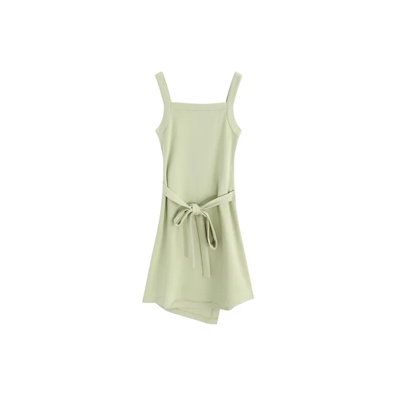 Garbege Slip Dresses Women's Avocado Green-1