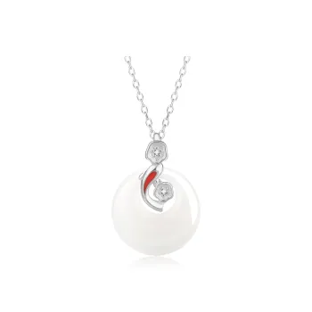Di Su Xing Chalcedony Jade Necklaces Women's