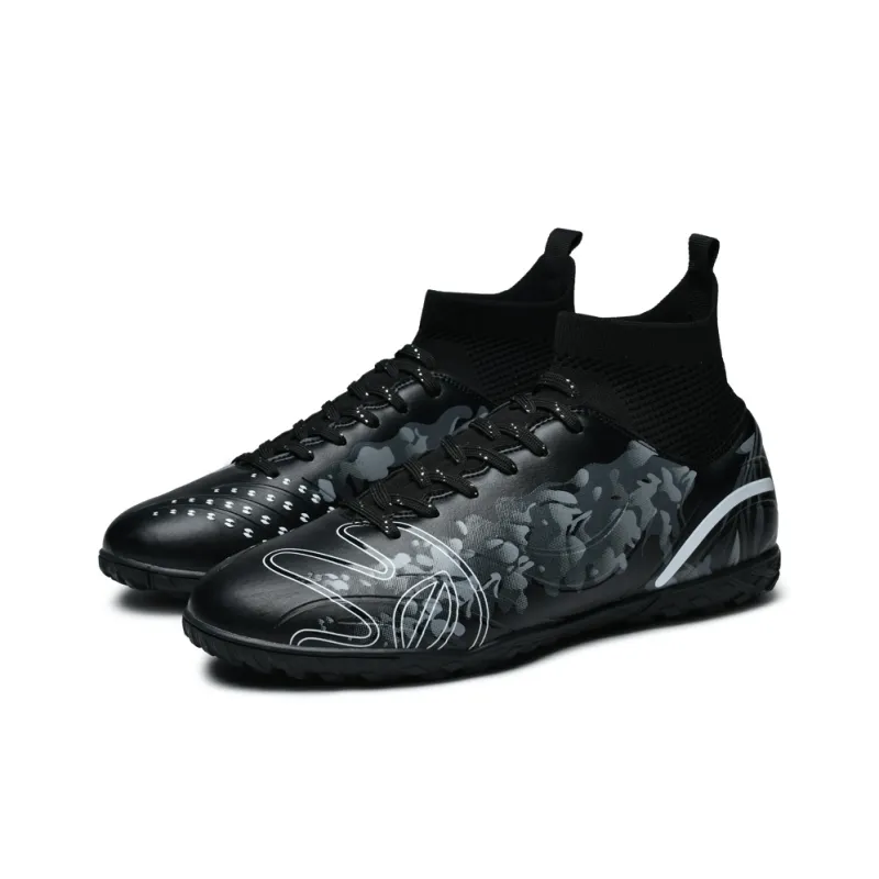 WEJIESS TF Rubber Broken Studs Artificial Ground Anti-Slip Wear-Resistant Soccer Shoes Unisex-5
