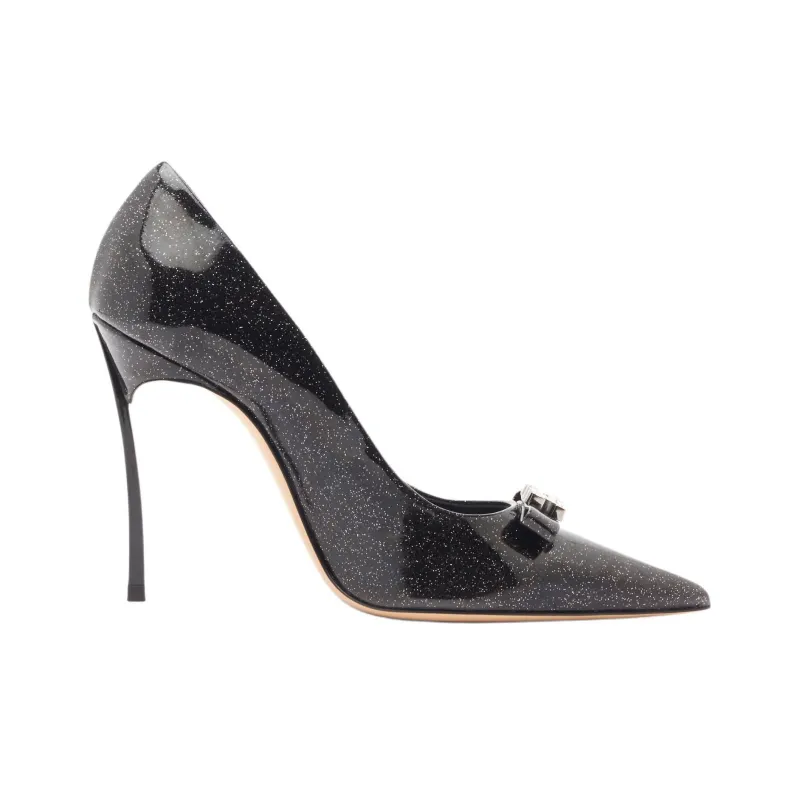 Casadei Superblade Splendida Slim Heel High Heels 10cm Women's Black-1
