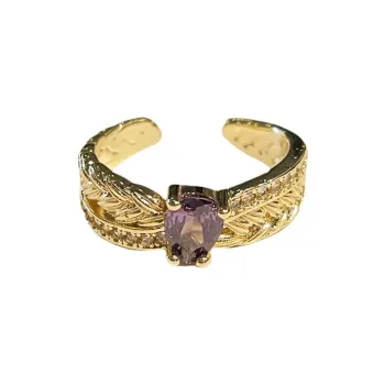 FUSSEM Colored Gemstone Rings Women's
