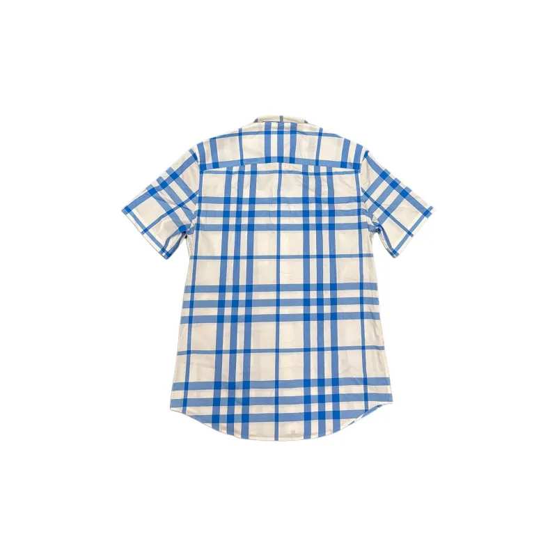 Burberry Shirts Men Blue-1