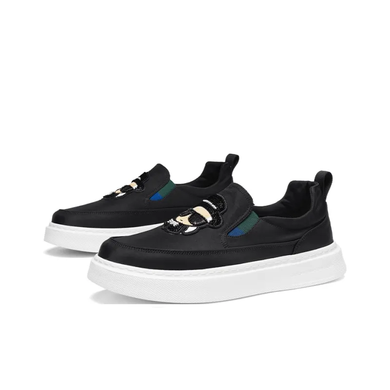Skate Park Low-Top Skateboard Shoes Men's Black-2