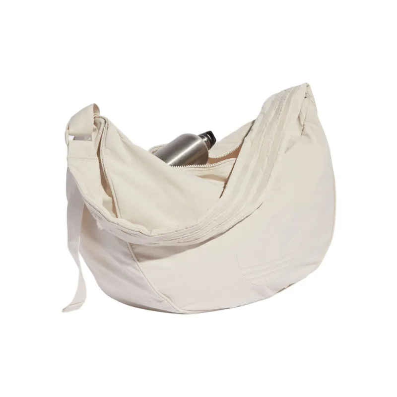 Adidas Fabric Bowling Bag Shoulder Bag Crossbody Bag Unisex White-3