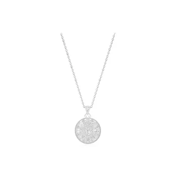 OSSINMI S 990 Silver Necklaces Women's