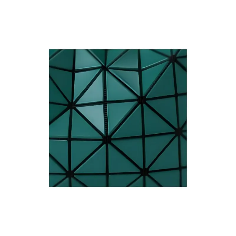 ISSEY MIYAKE Bateau Matte Polyester Shoulder Bag Handbag Small Size Unisex Green-2