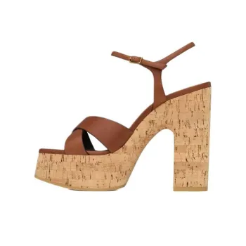 SAINT LAURENT Bianca Platform Sandals Women's