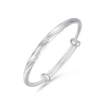 IS YOU 999 Fine Silver Bangles Women's