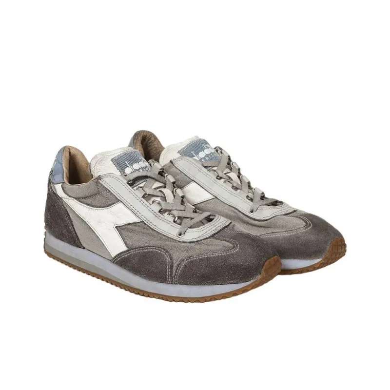 Diadora Equipe H Anti Slip Wear Resistant Low Top Casual Shoes Unisex Light Gray-2