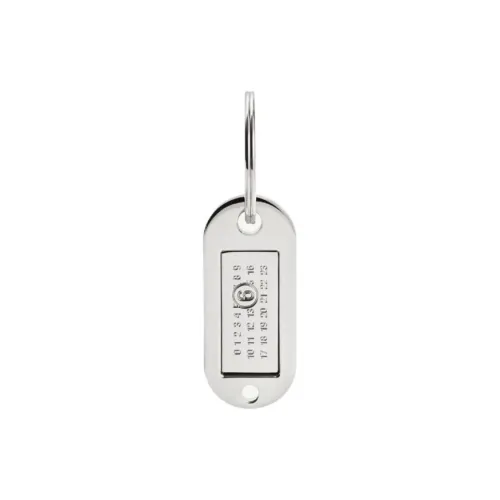 MM6 Maison Margiela Brass Key Ring Bag Accessories Women's Silver