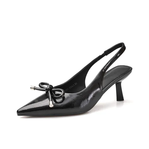 POOQ Slim Heel High Heels 6CM Women's