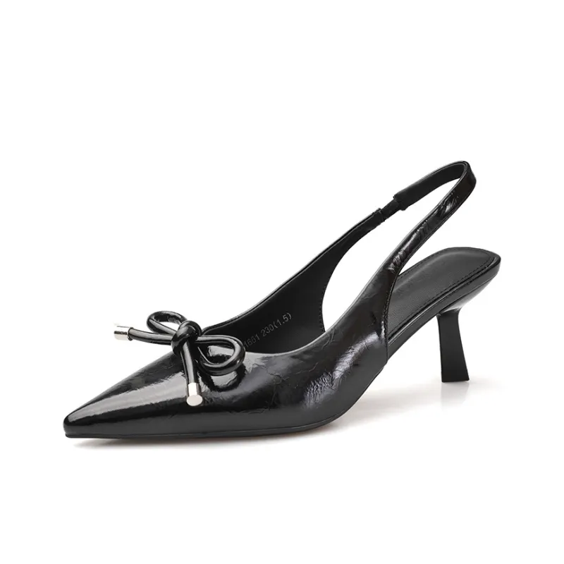 POOQ Slim Heel High Heels 6CM Women's-0