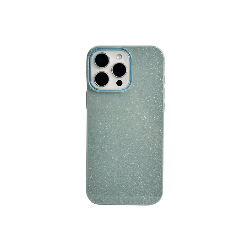 Sopi TPU Material Glitter Baby's Breath 2 in 1 Phone Cases Compatible With IPhone 16/15 Pro Max/Apple 13/14 Pro/Max-12