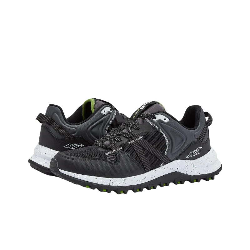 AVIA Anti-Slip Wear-Resistant Low-Top Trail Running Running Shoes Men's Black-4
