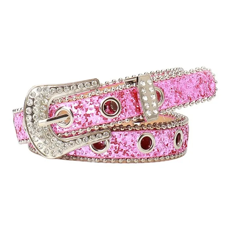 TUCANO Alloy Leather Belts Women's 2.4cm-2