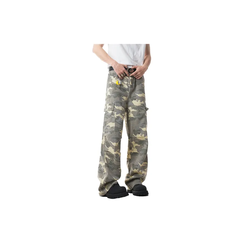 CREAZIONI LA FANTASIA E MOBILE Casual Pants Unisex Desert Camouflage-1