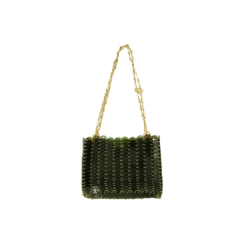 Paco Rabanne 1969 Nano Woven Embellished Shoulder Bag