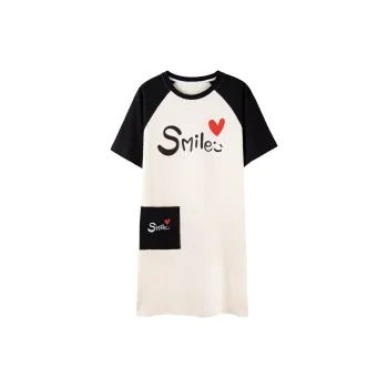 GOSO Nightgown Women's Black White