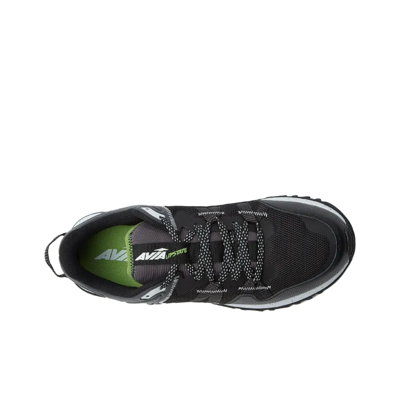 AVIA Anti-Slip Wear-Resistant Low-Top Trail Running Running Shoes Men's Black-3