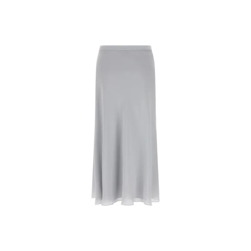 THEORY Georgette Pull On Midi Skirt-1