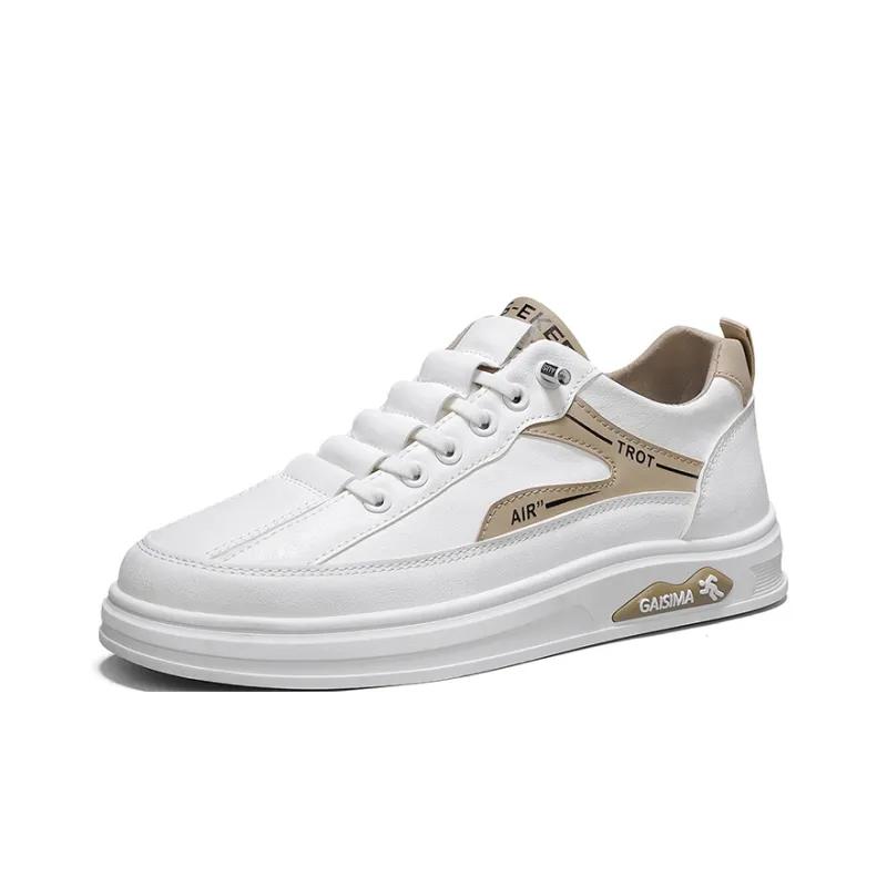 Boogie Bear Slip-Resistant Height Increasing Low-Top Skateboard Shoes Men's-5